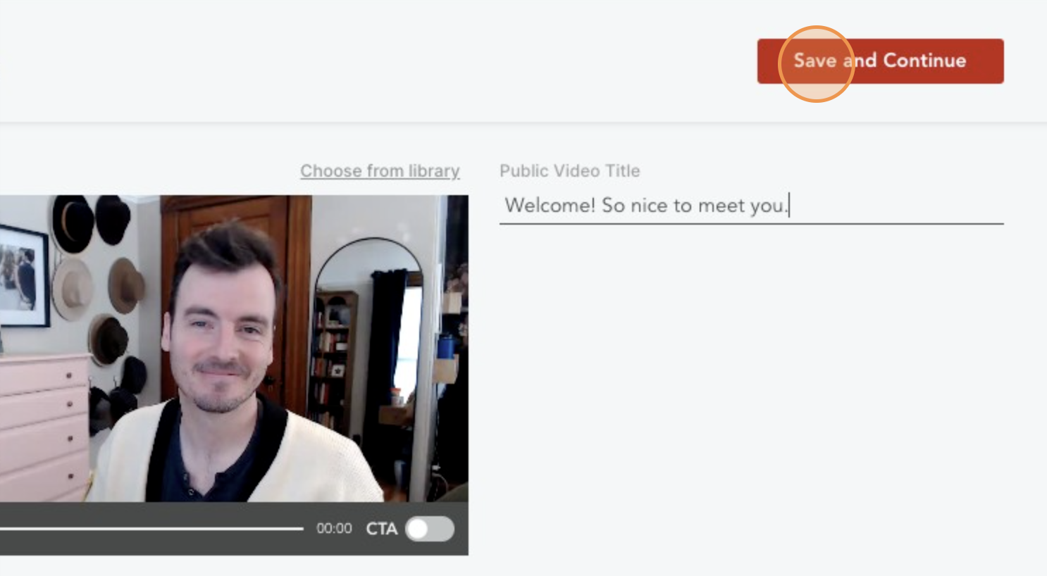 Recording or Uploading Videos into Your Vist Video Assignments BombBomb