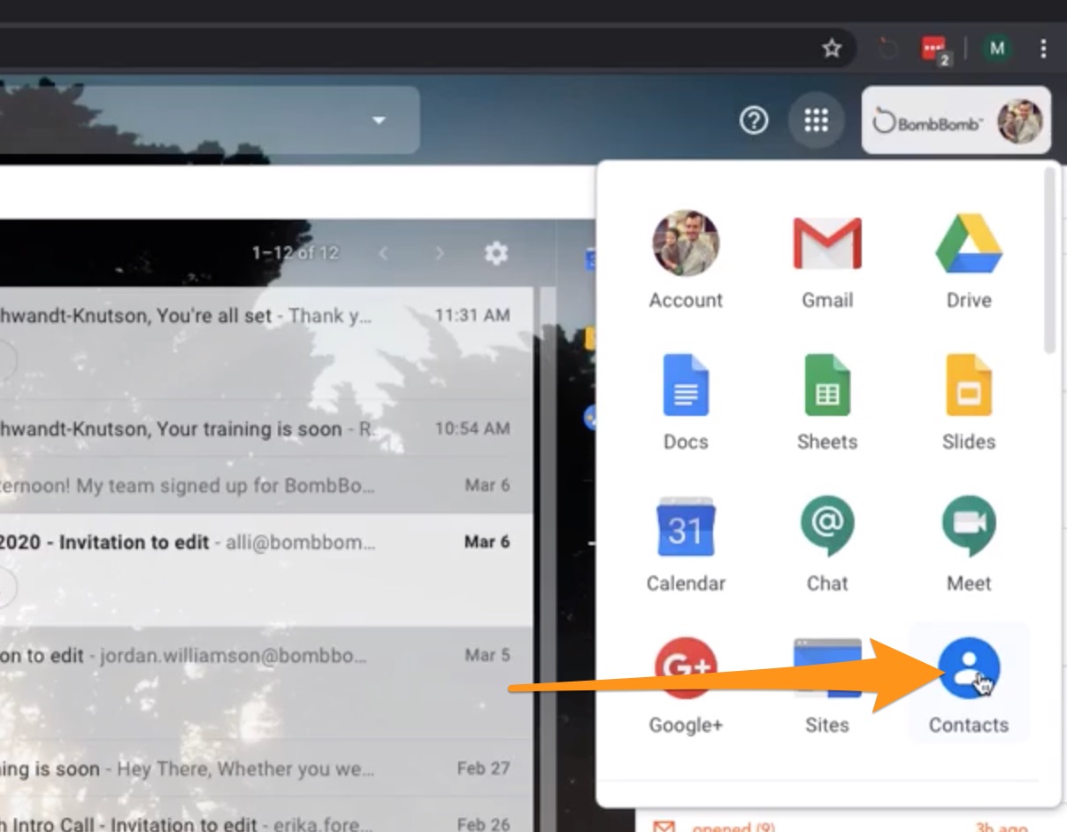 video email for gmail vs bomb bomb